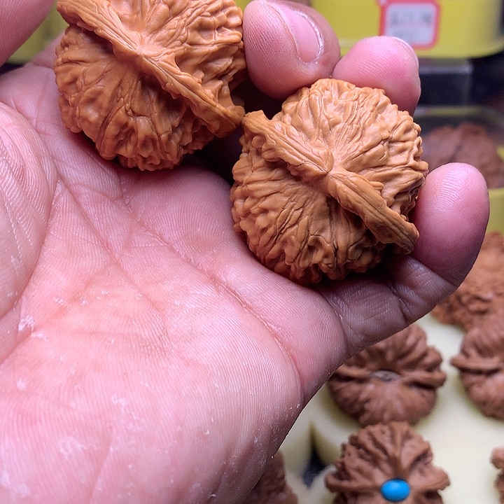 文玩核桃吊坠天地二爷帽