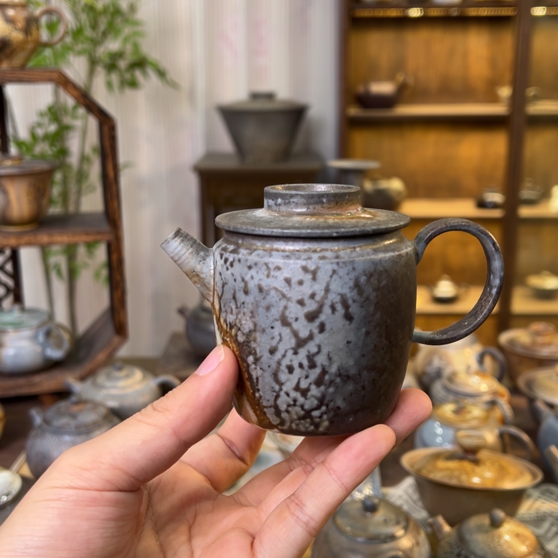 不染柴烧精品福利壶