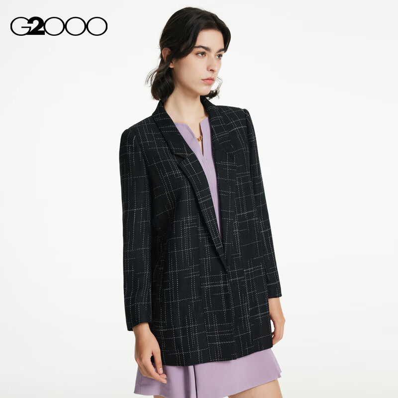 【可机洗】G2000女装商场款垂坠感男友版型休闲西装