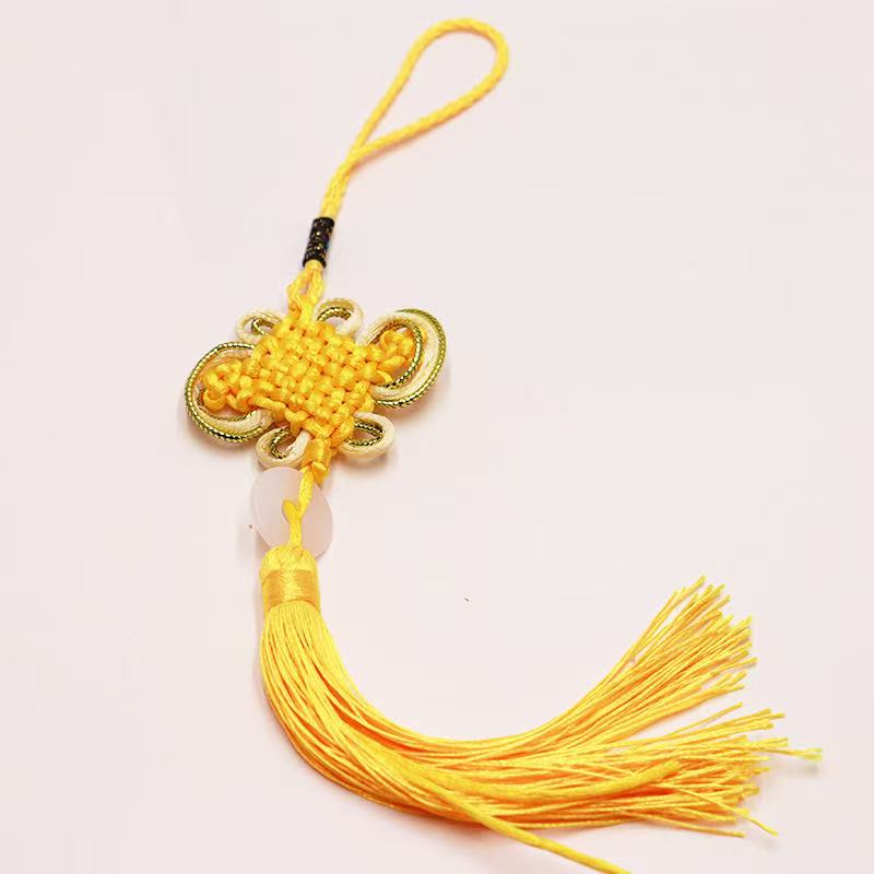 创意 DIY 手工编织中国结钥匙扣  