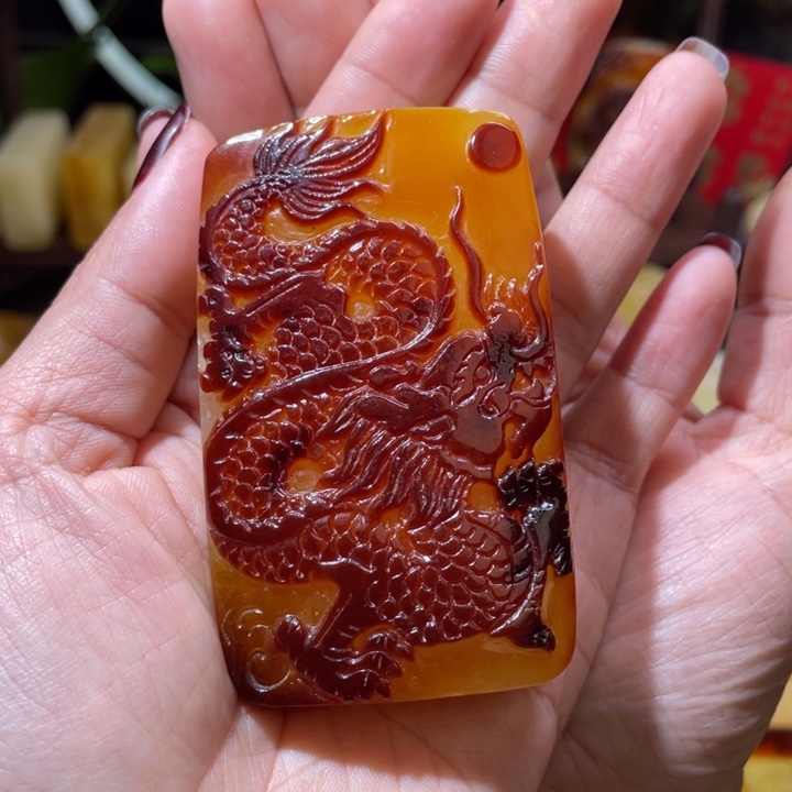 琥珀吊坠(不含链)未镶嵌