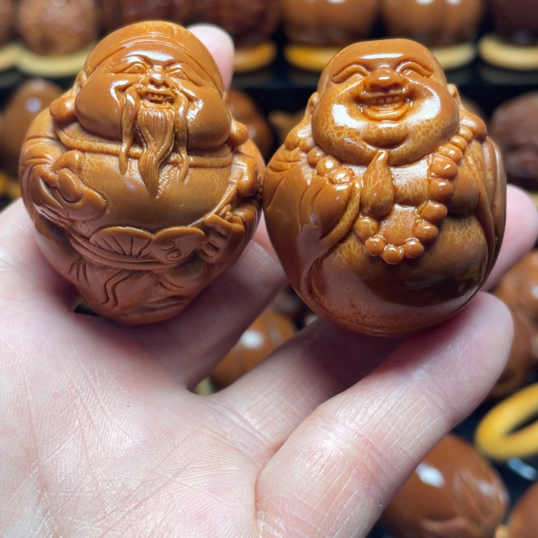 橄榄核手串/手链财迷一对