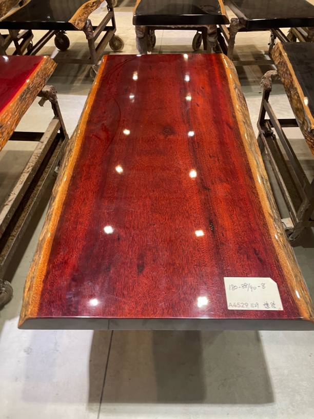 非洲进口实木大板茶桌办公桌