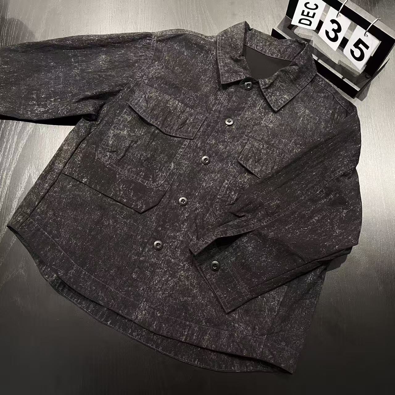 秋冬男童衬衫外套深灰色 2010沐系秋