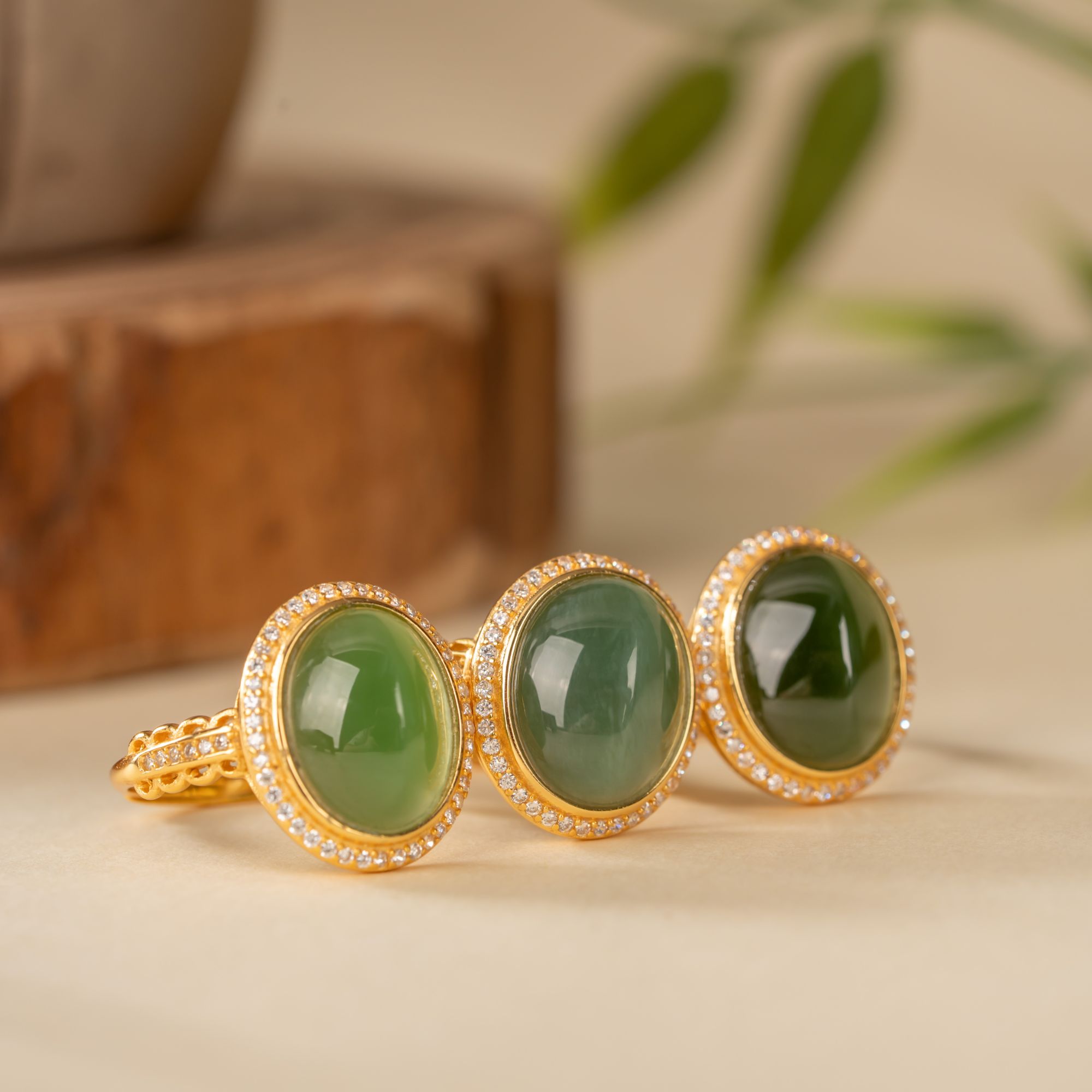 S925银和田玉碧玉戒指 多样性发一件 q1