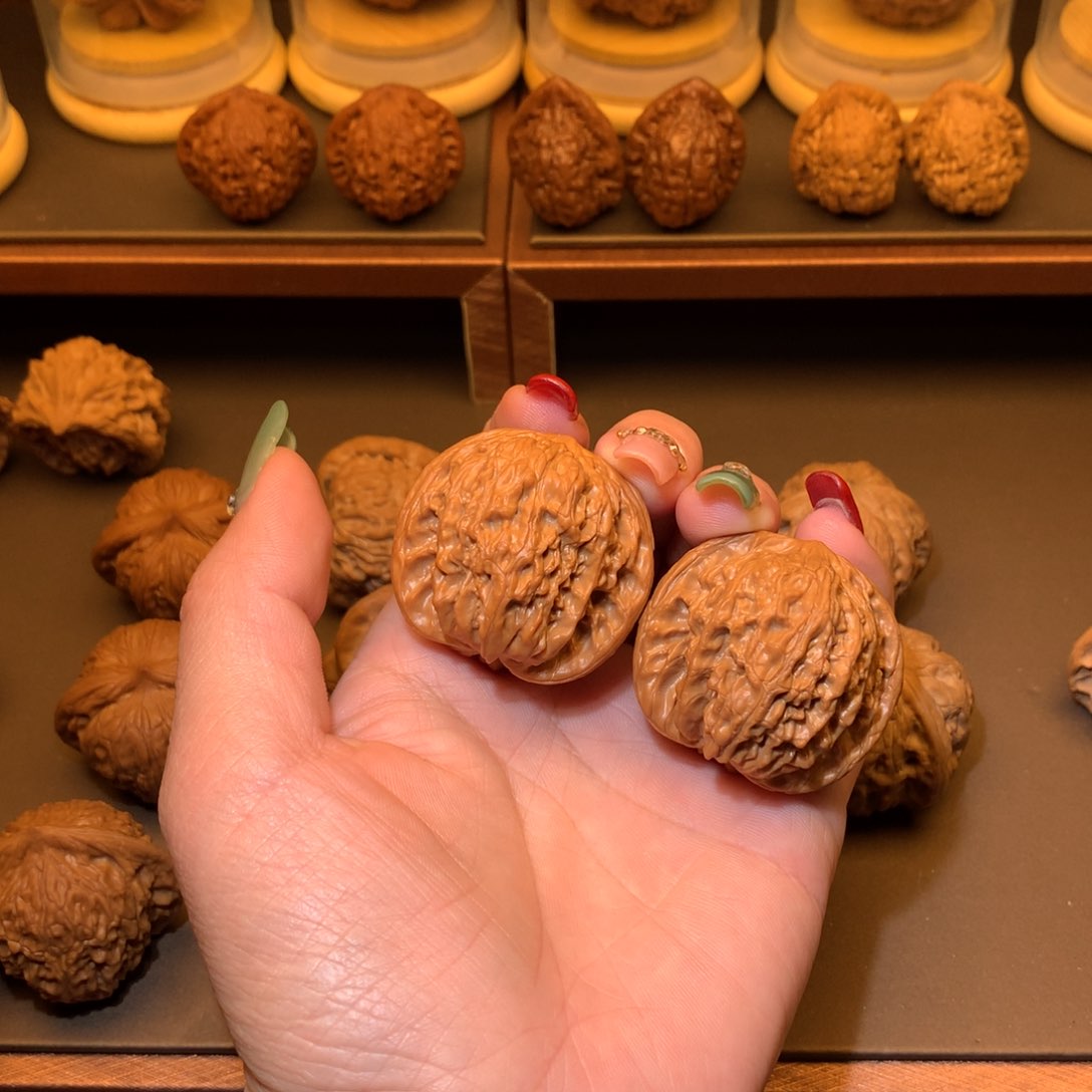 文玩核桃把件启**饰38山地正磨