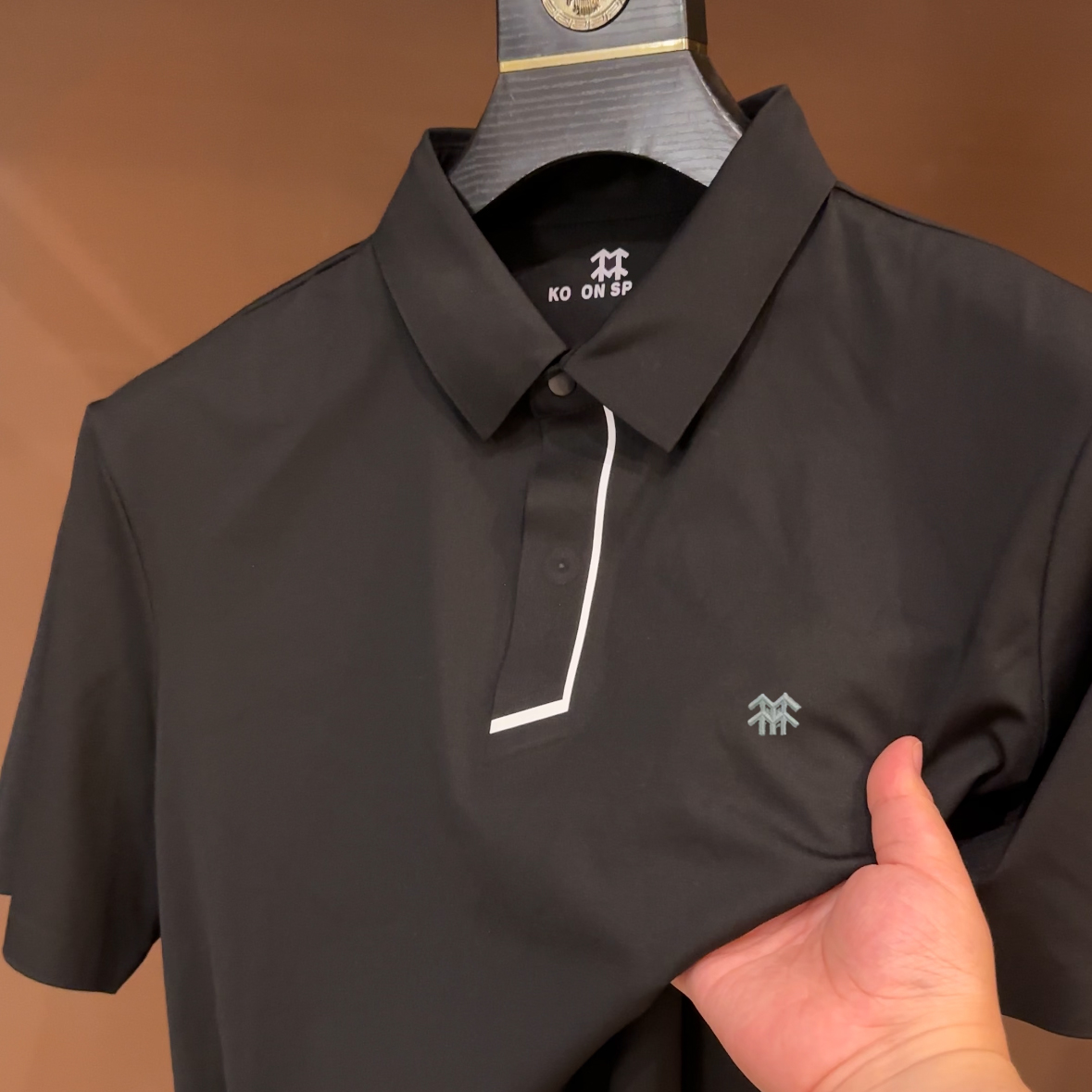 【海外撤柜】K1夏季 时尚冰感舒适透气清凉翻领短袖POLO衫