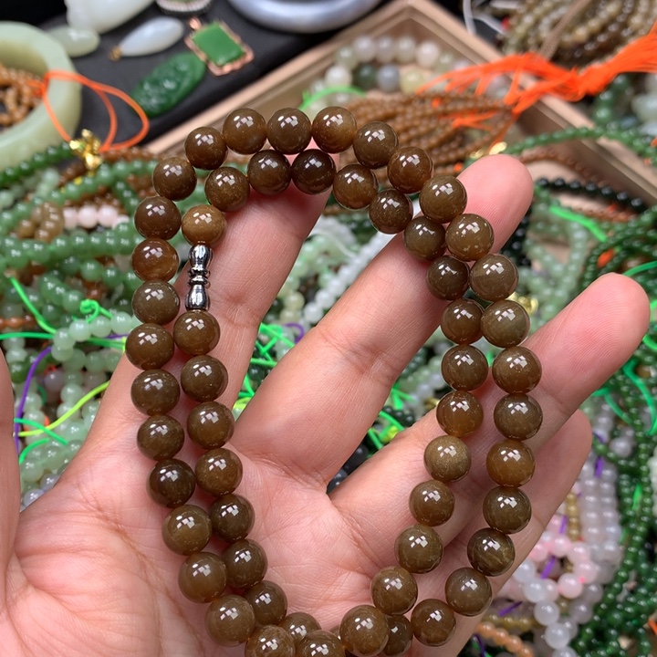 和田玉未镶嵌手链143