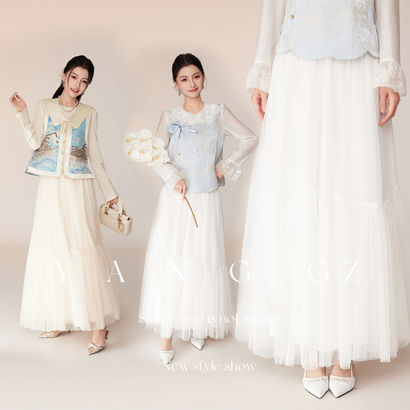 YANG GZ【艾莎公主】春季气质优雅蛋糕半裙汉服女GZ5153DR602676