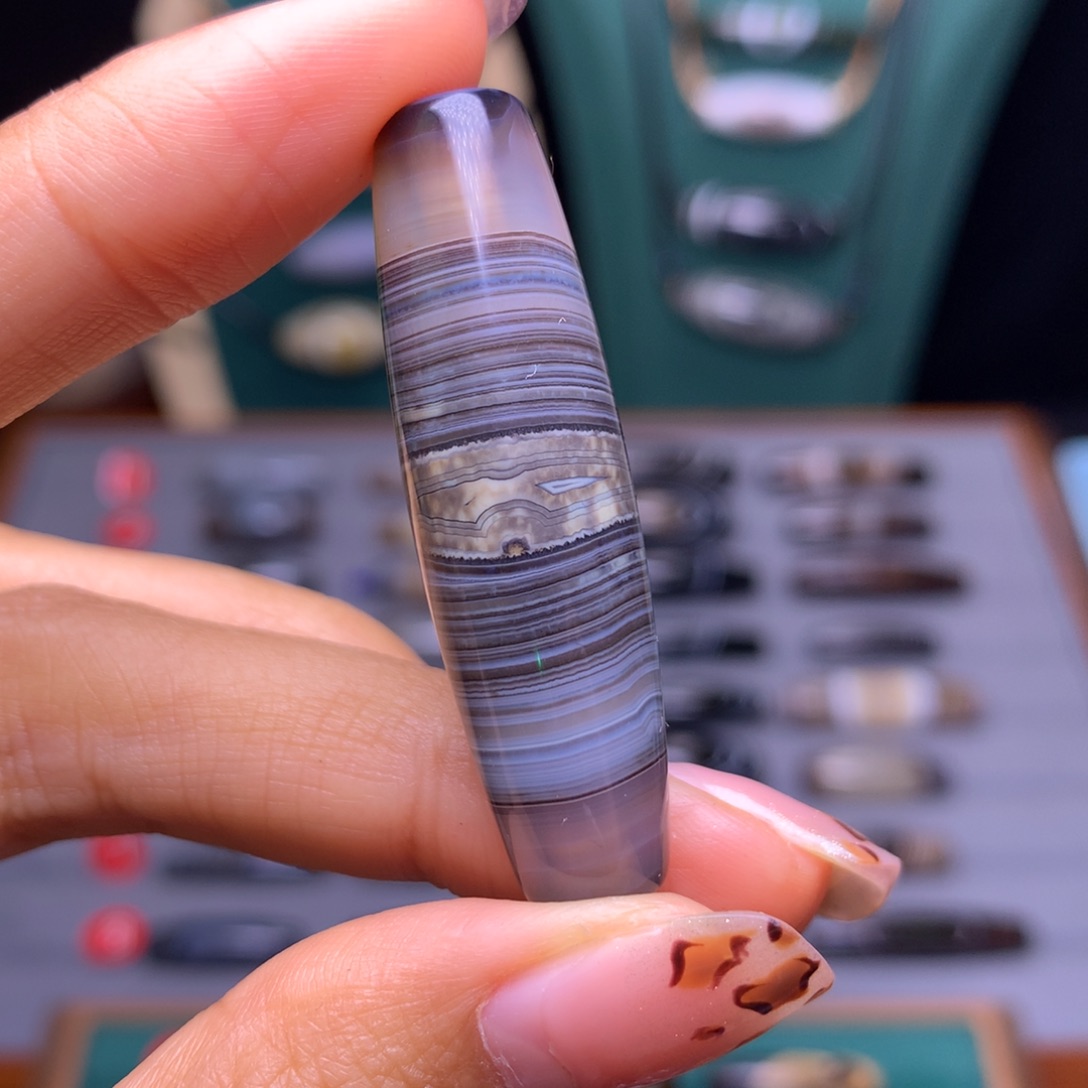 未镶嵌颈饰玛瑙/玉髓裸珠