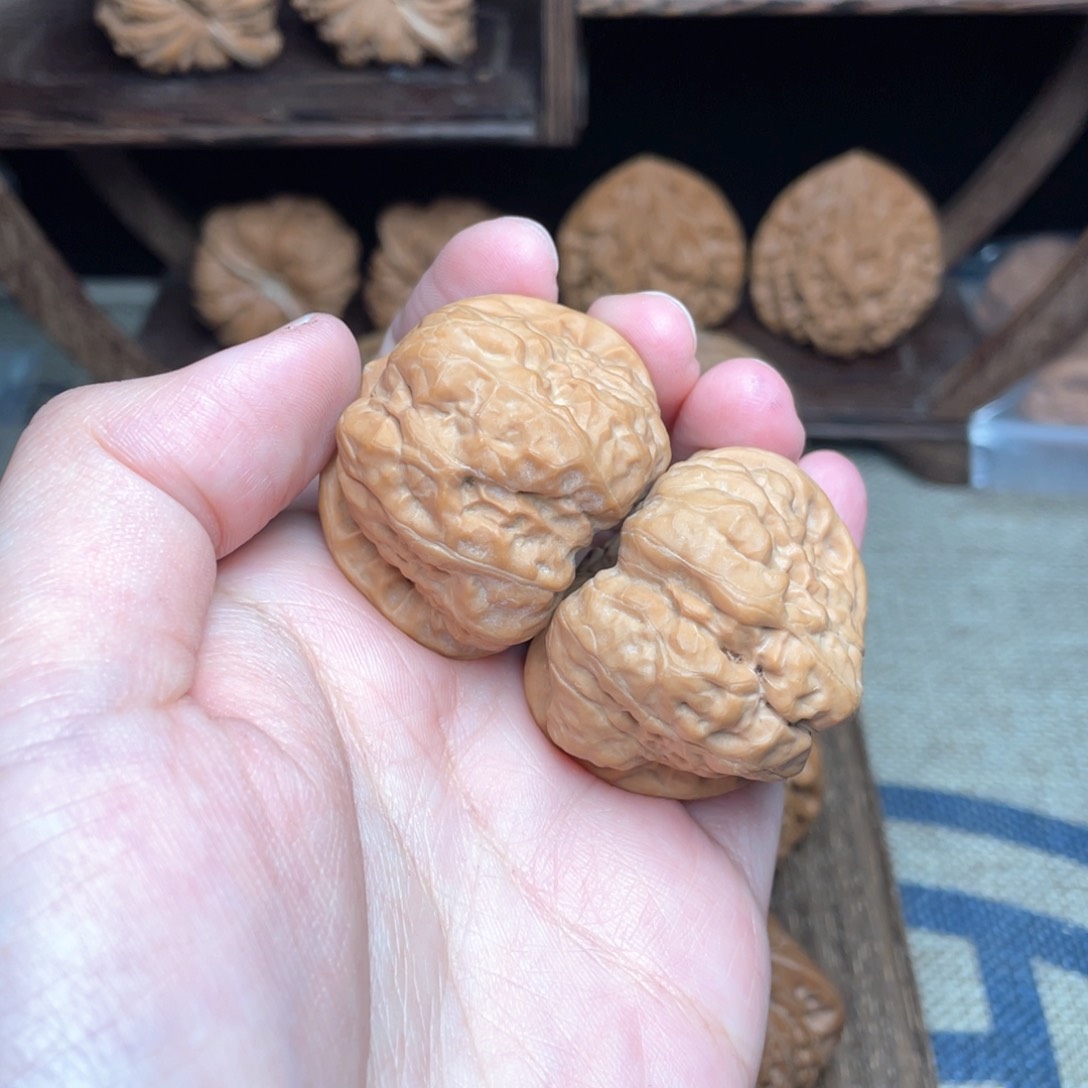 文玩核桃把件七**39蛤蟆头