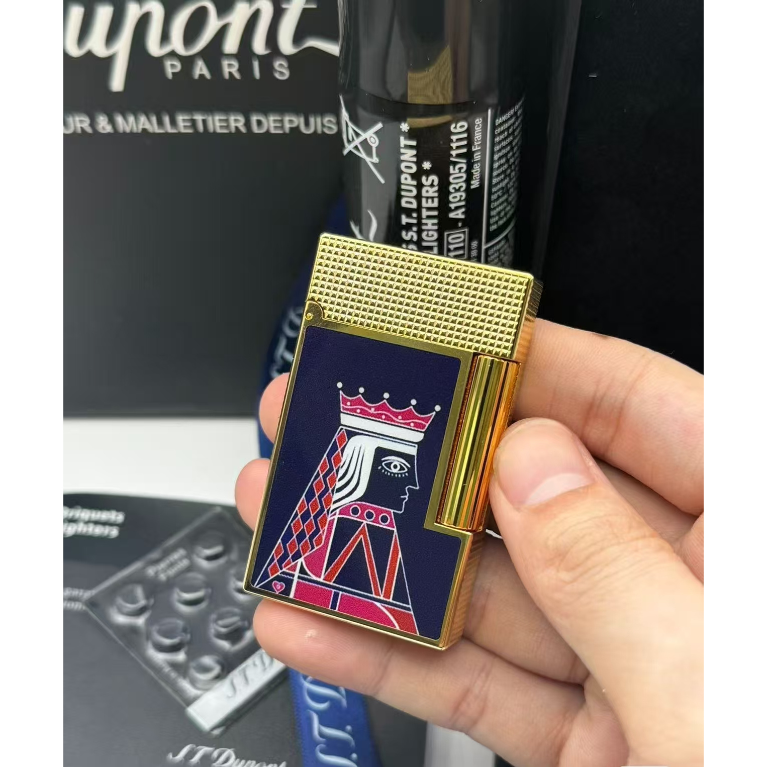 国王法国朗声打火机合瓦那纯铜