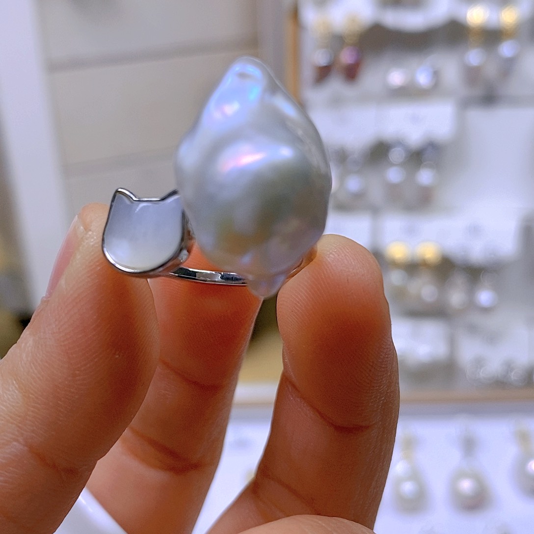 淡水珍珠合金颈饰