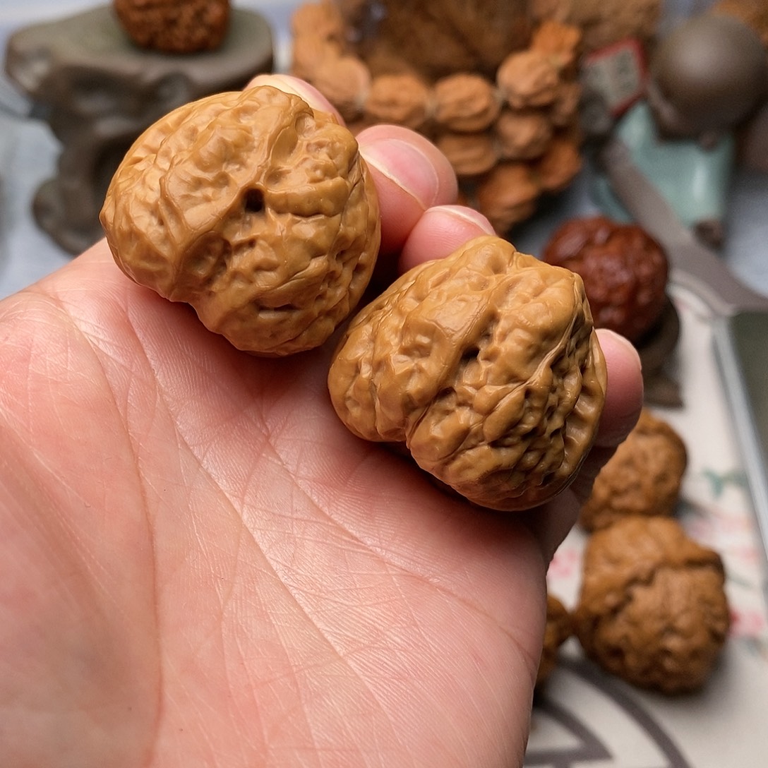 把件文玩核桃蛤馍