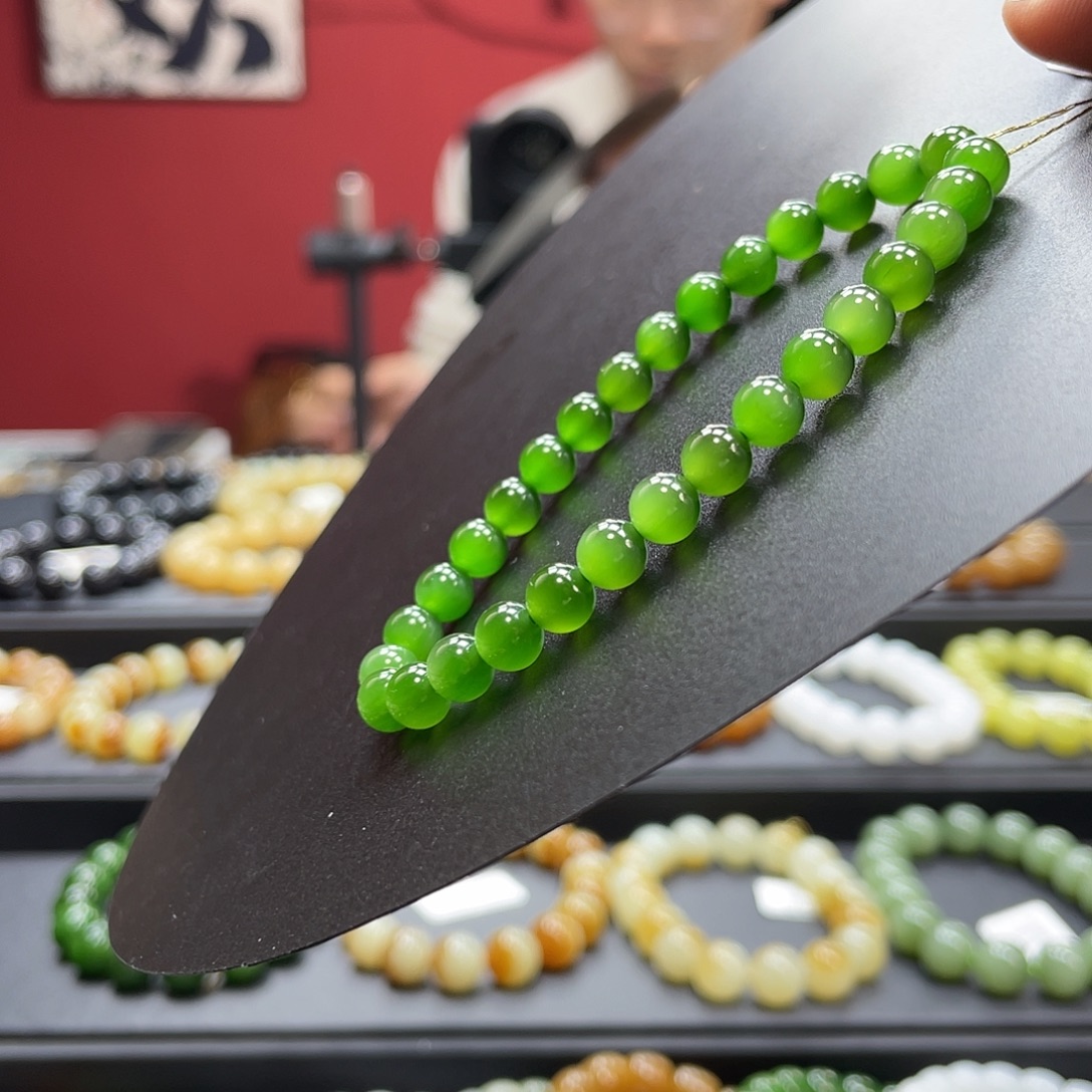 心***光和田玉未镶嵌手链