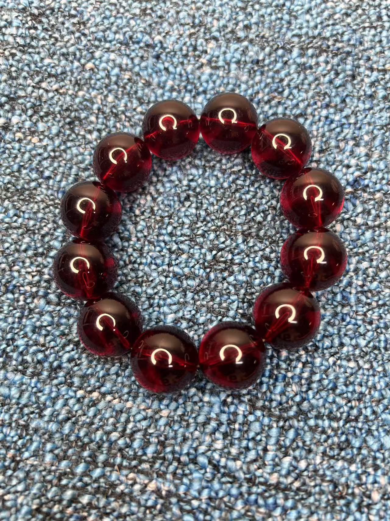 珏霜高端推荐 血珀珠串摆件 XP 0022