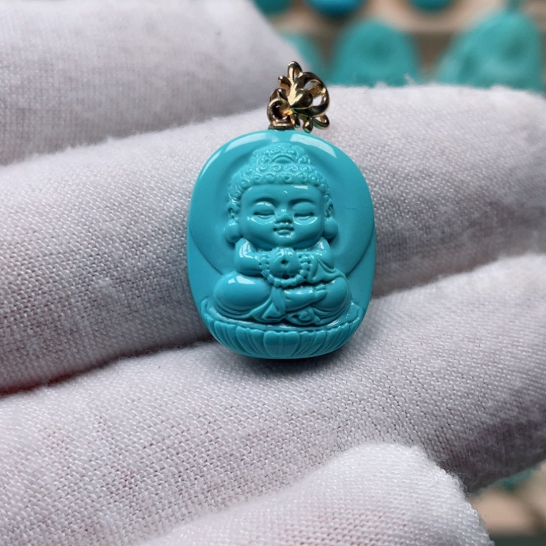 绿松石珠宝奇石未镶嵌