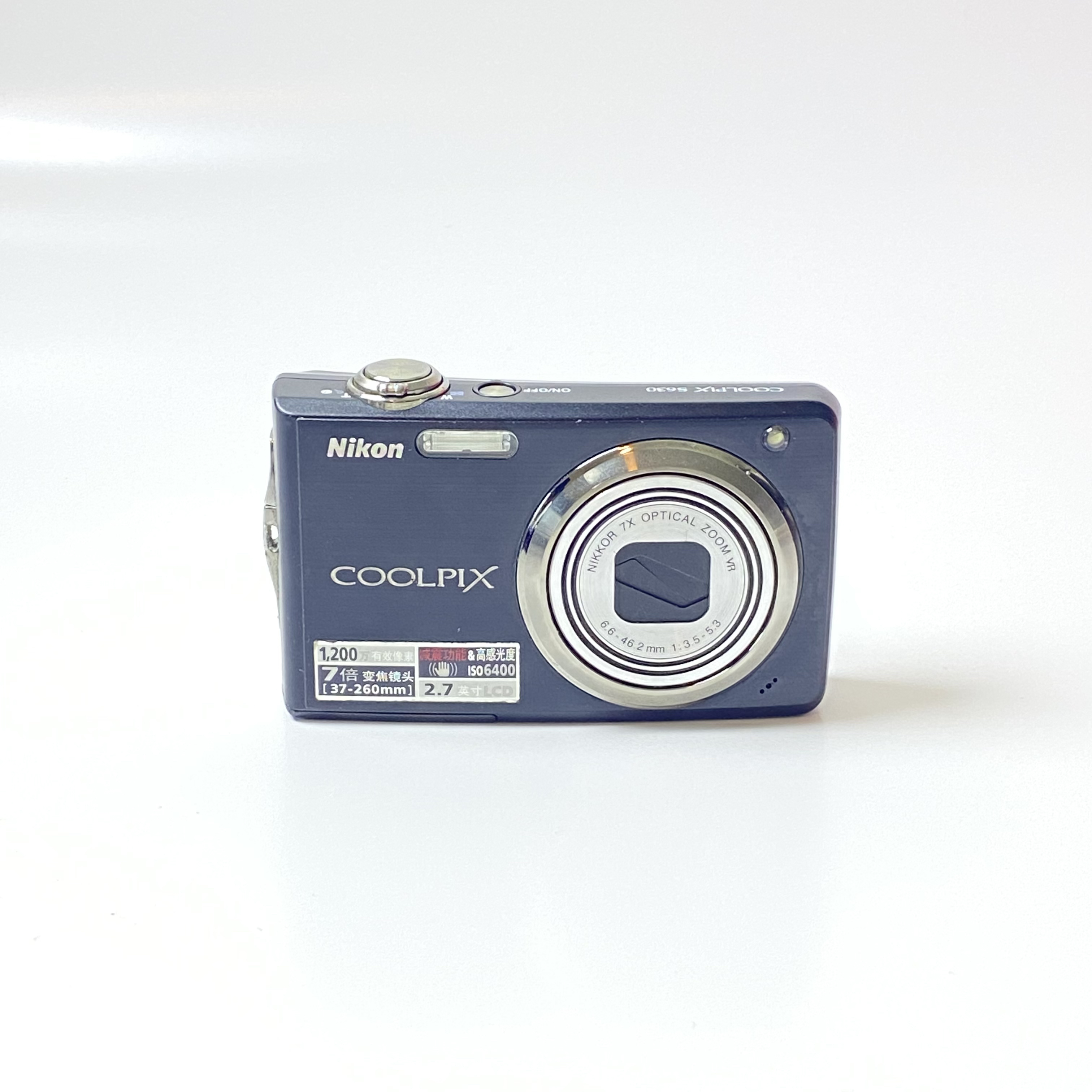 99新 Nikon/尼康 s630 黑色 1200万像素 ccd