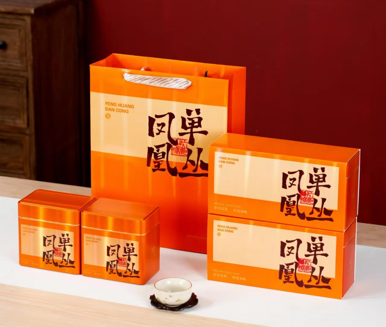雷扣柴凤凰单丛 一斤四罐
