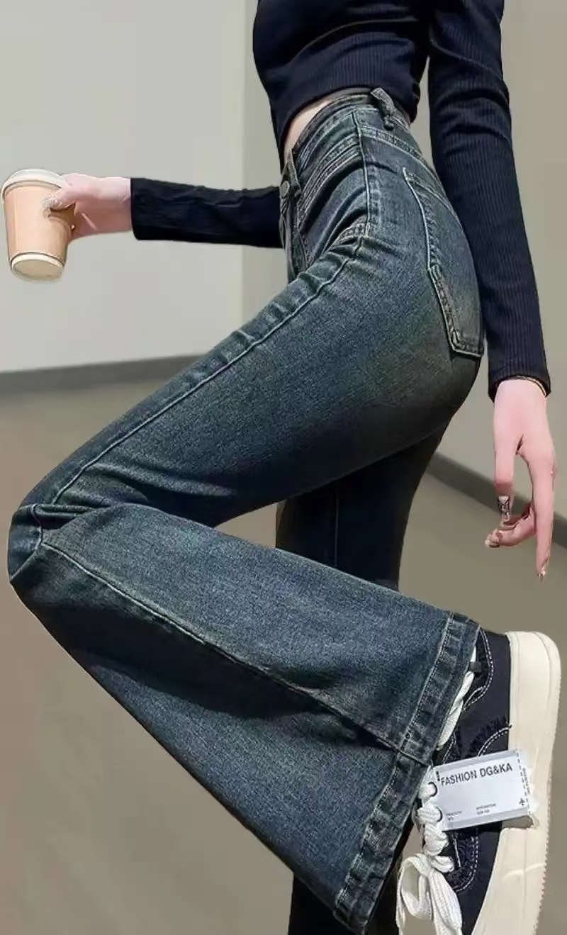 2.女装加绒牛仔裤