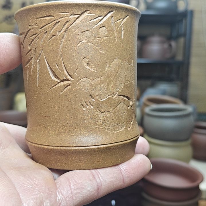 紫砂茶杯紫砂主人杯子