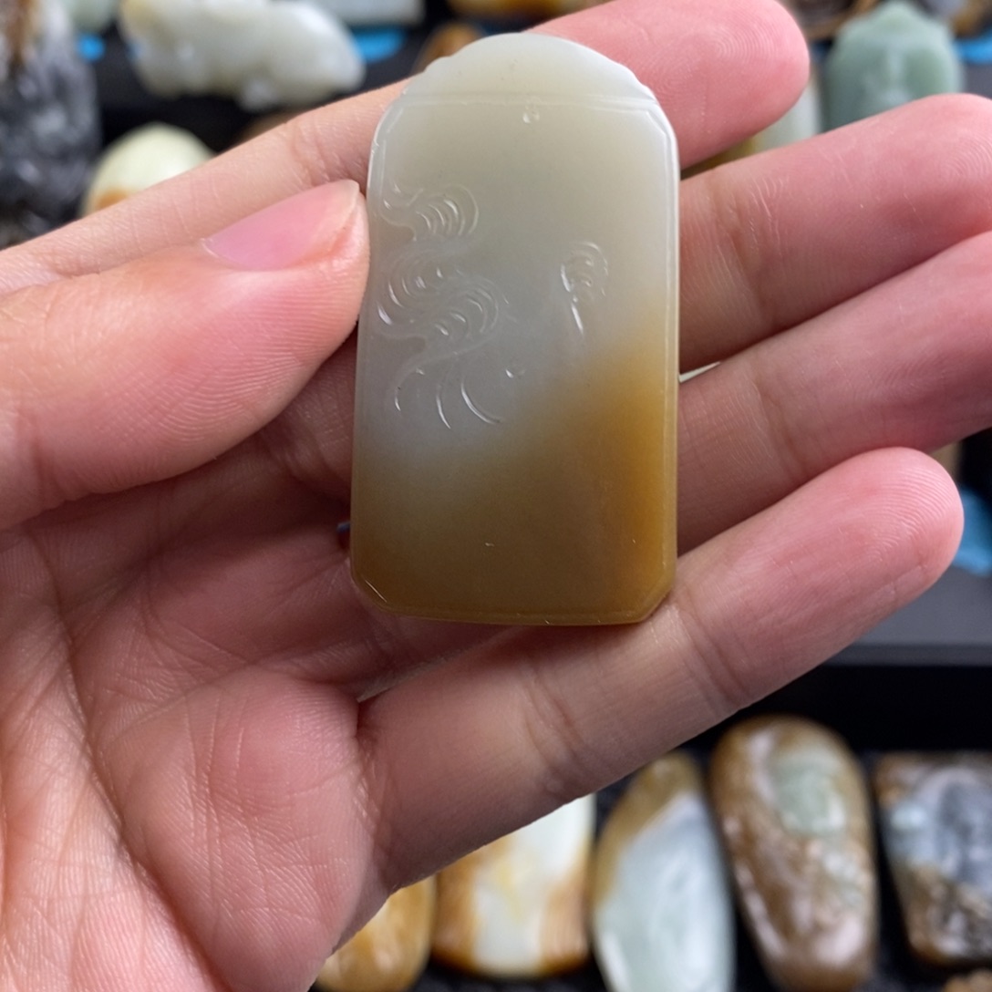 和田玉挂件未镶嵌