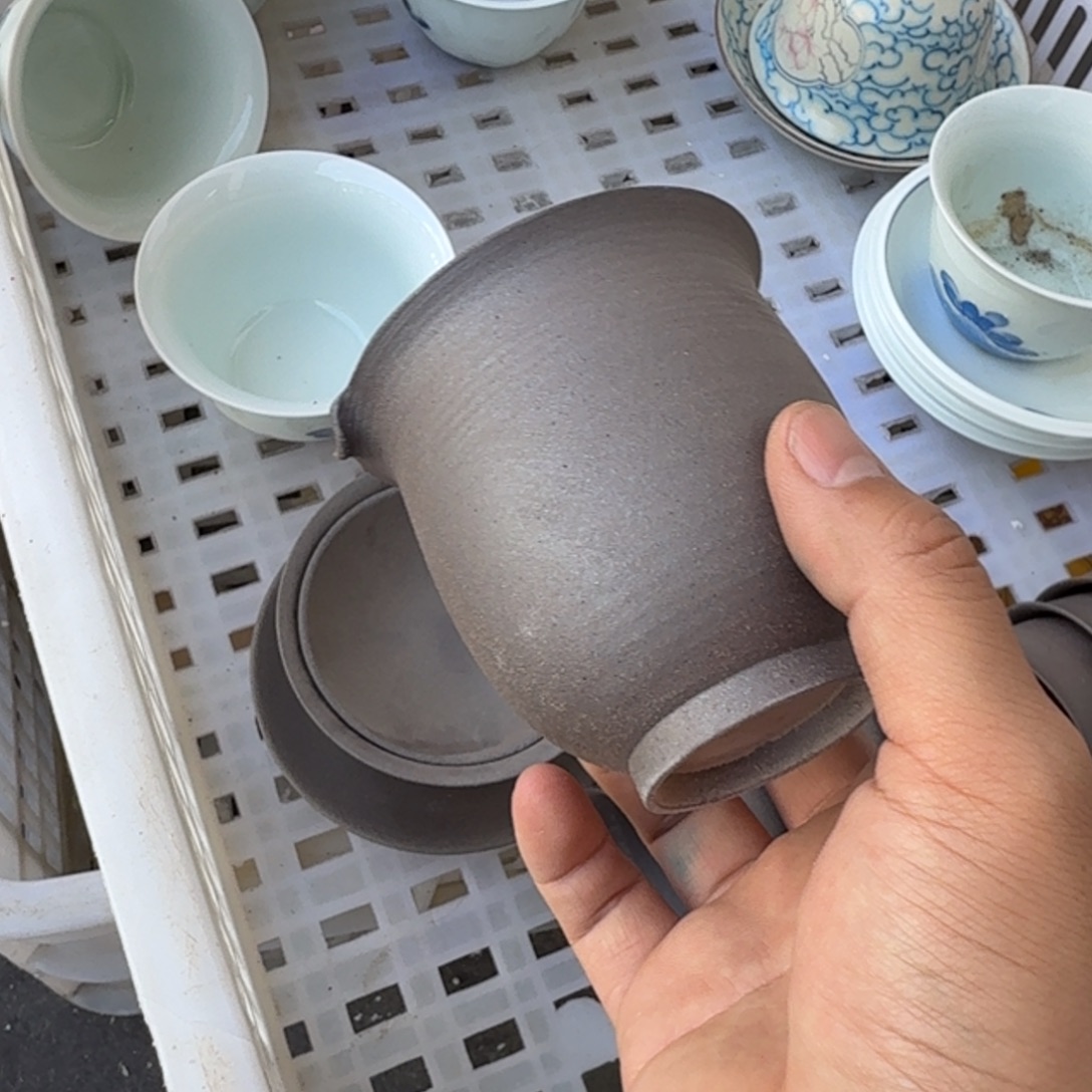 紫泥陶瓷茶具微瑕介意勿拍