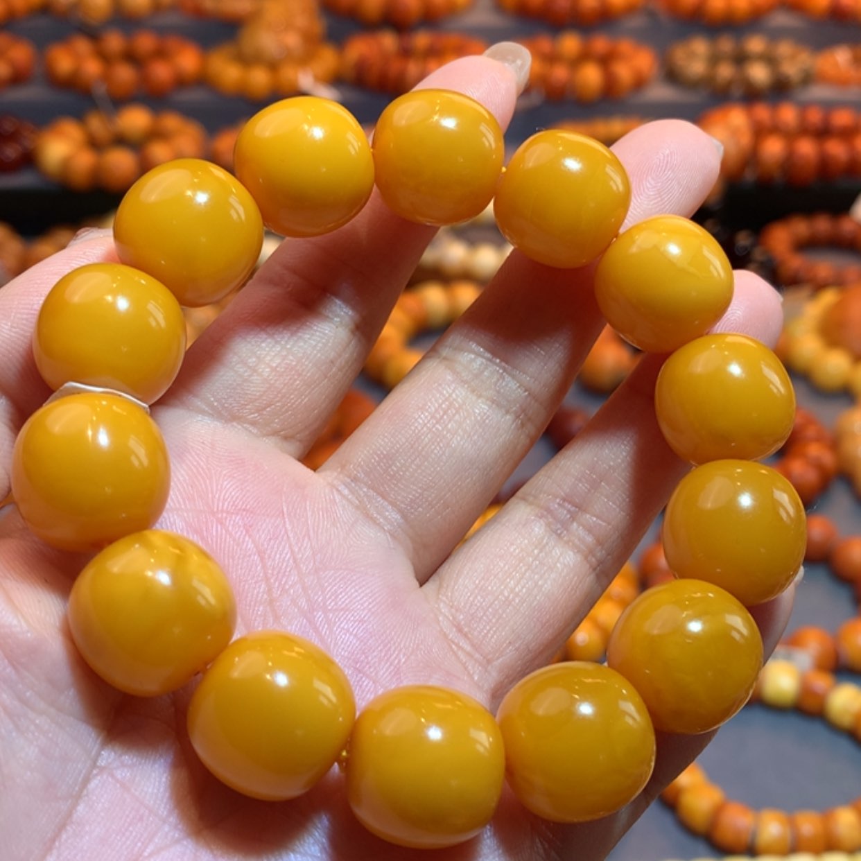 【闪购商品】未镶嵌蜜蜡手串蜜蜡手串