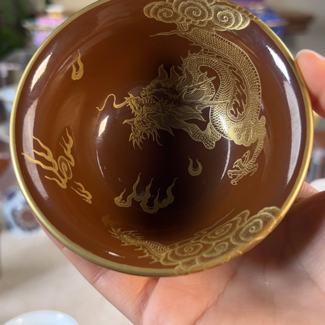 金*纯手工手绘 高端茶器