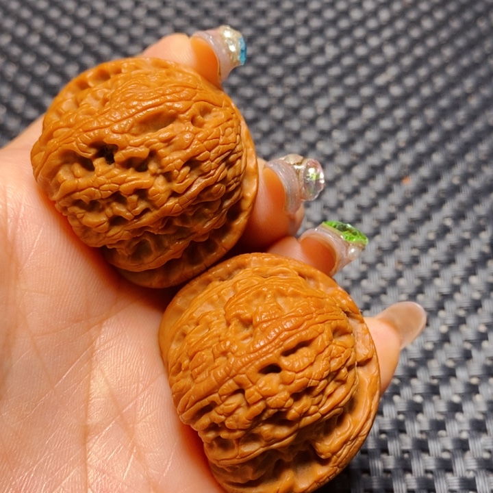 文玩核桃把件秦岭核桃14