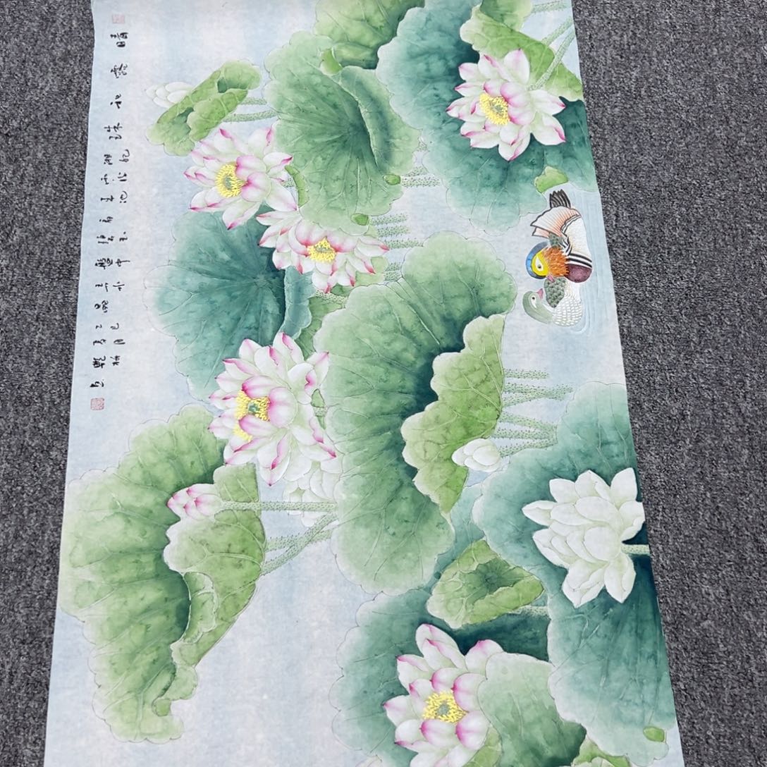 国画纯手绘字画宣纸