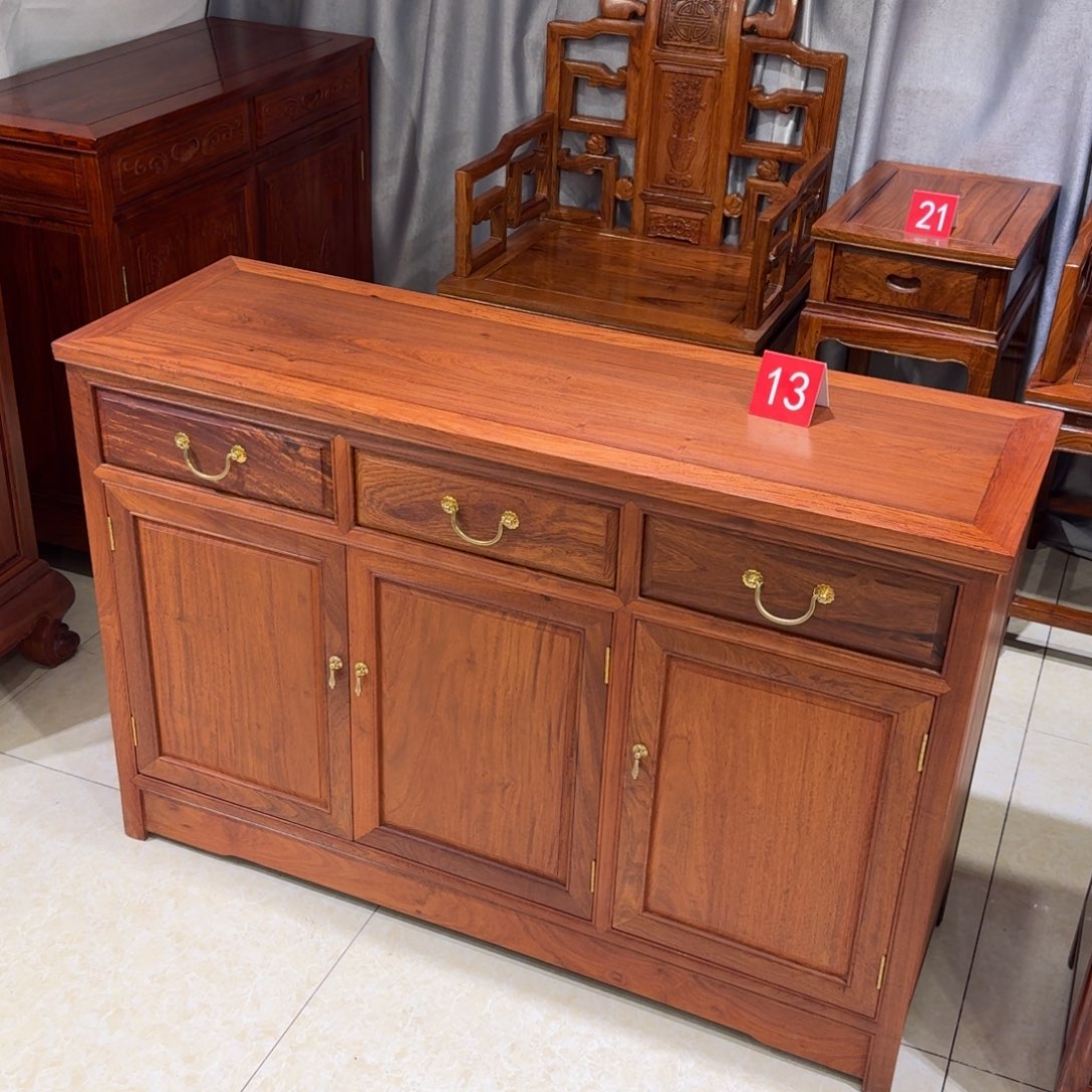 花梨木类书柜用****0缅甸花梨木118餐边柜