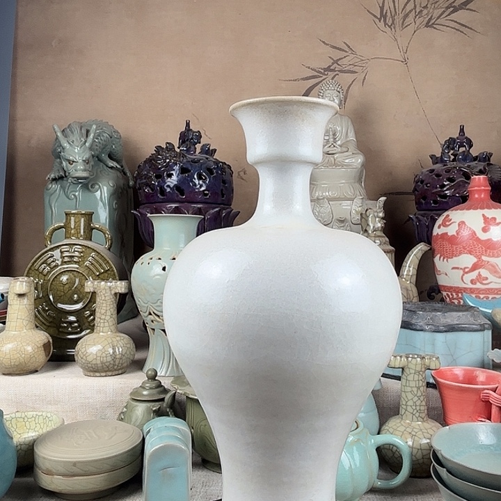 摆件瓷器好漂亮呀