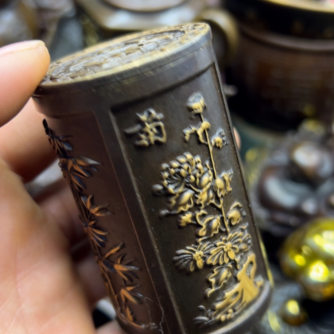 铜摆件欢迎欢迎你