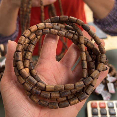 沉香手串乌身16克卡0.6多样性发1条