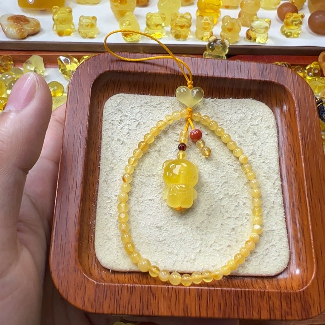 琥珀吊坠(不含链)未镶嵌