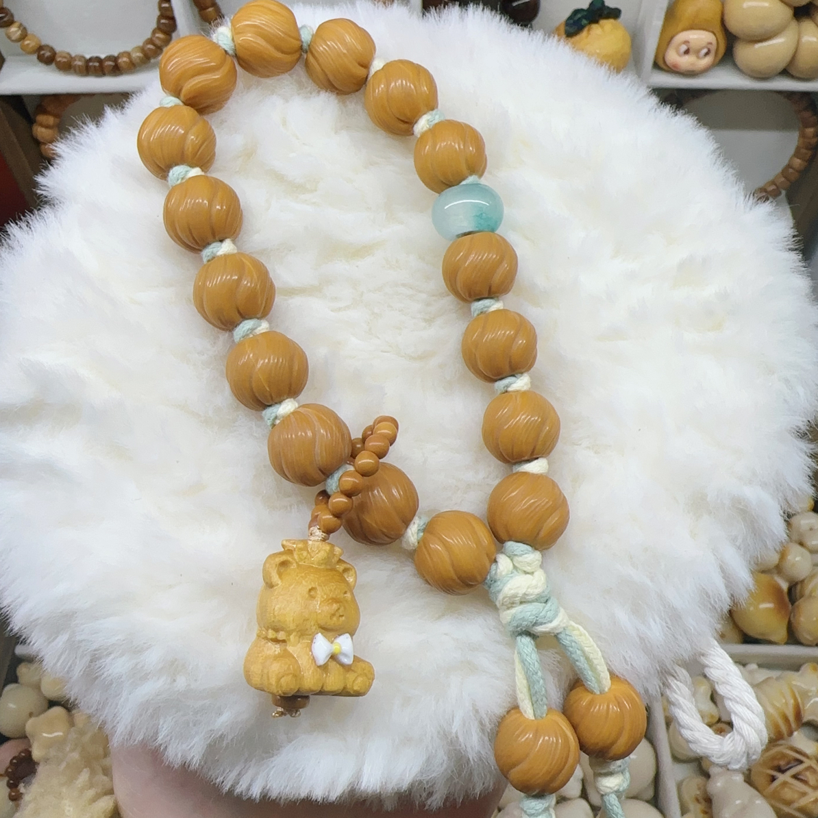 【全品】猴头卷卷酥手持手串14mm左右（可定制改款）