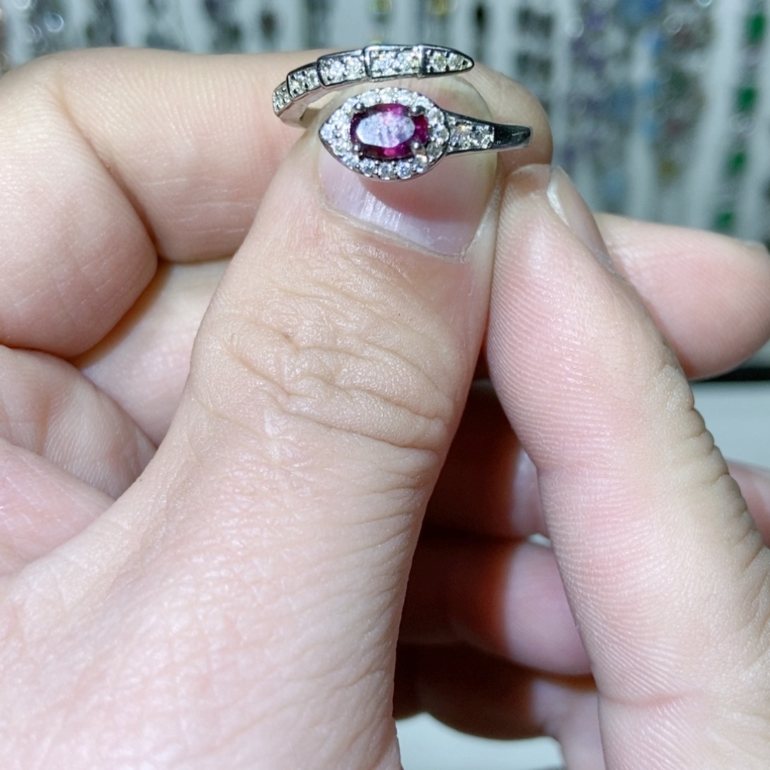 紫晶珠宝半成品银S925镶嵌