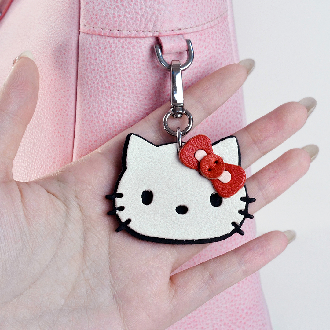 【沐壤 KT挂件】少女心包包挂饰头层牛皮高颜值钥匙扣真皮创意礼品