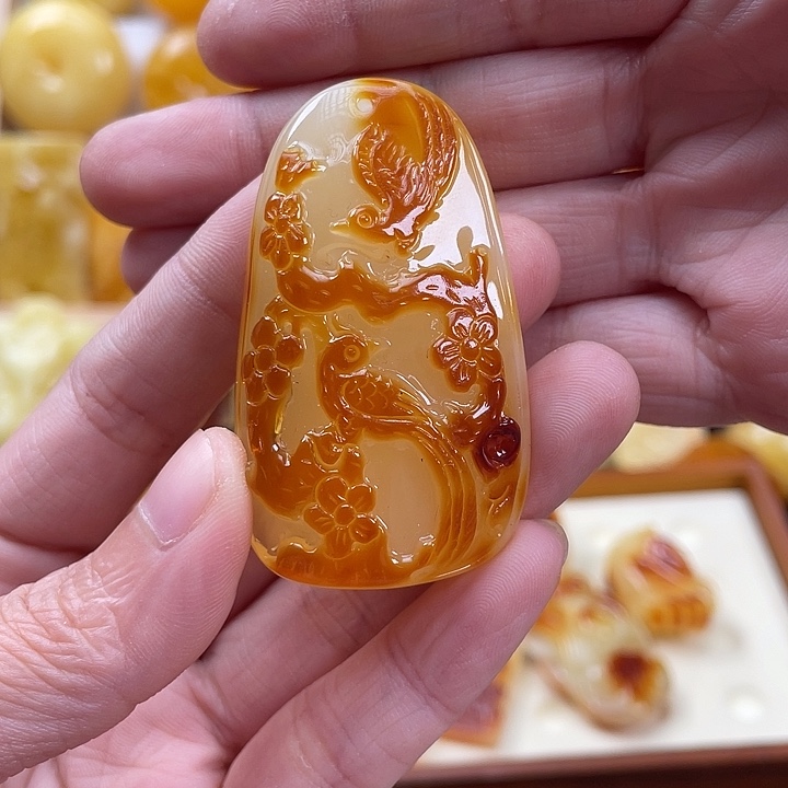 蜜蜡项链未镶嵌16.4克