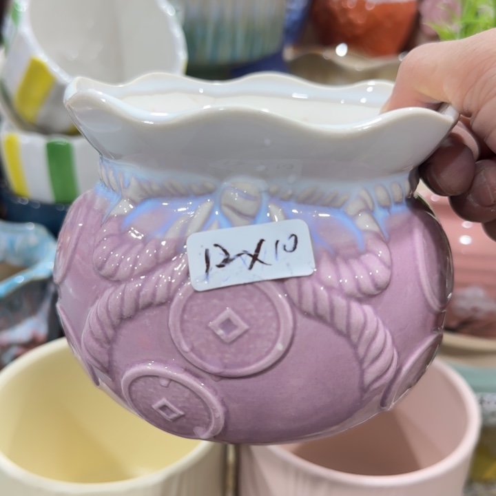 凑9块包邮，有孔，花盆