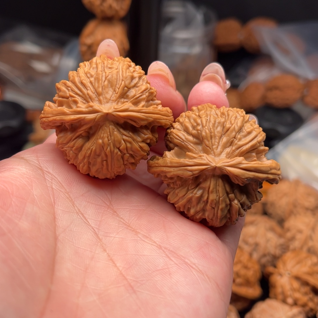 核桃把件白狮子41