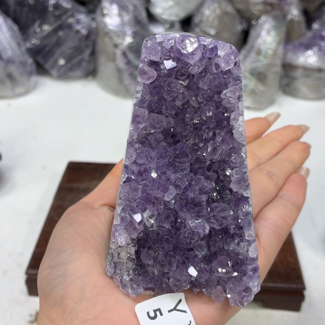 紫晶眼镜未镶嵌水晶