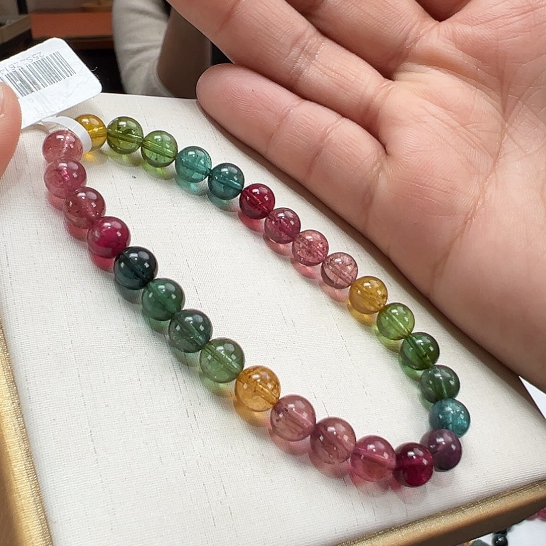 未镶嵌碧玺手串6.8mmmmm