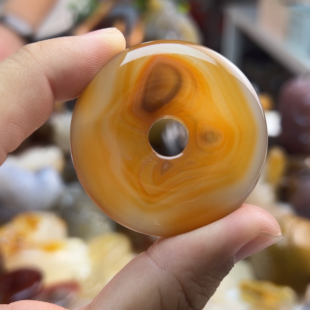 玛瑙/玉髓未镶嵌吊坠(不含链)