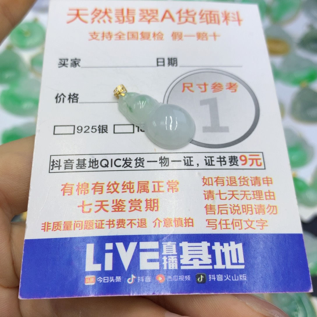 翡翠颈饰未镶嵌翡翠