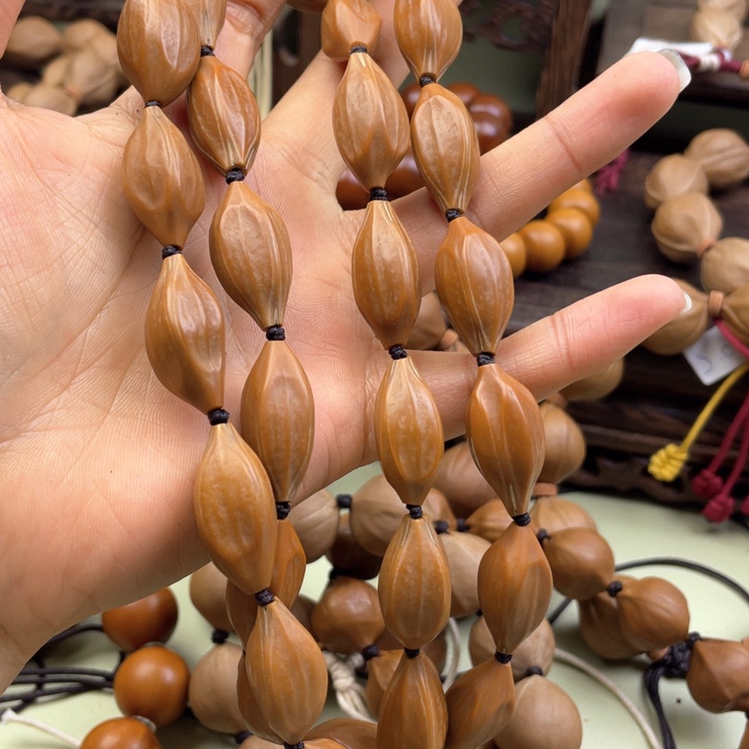 橄榄核手串/手链观****…009。1.2四花脖挂