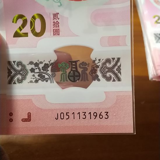 塑料蛇纪念钞 051131963