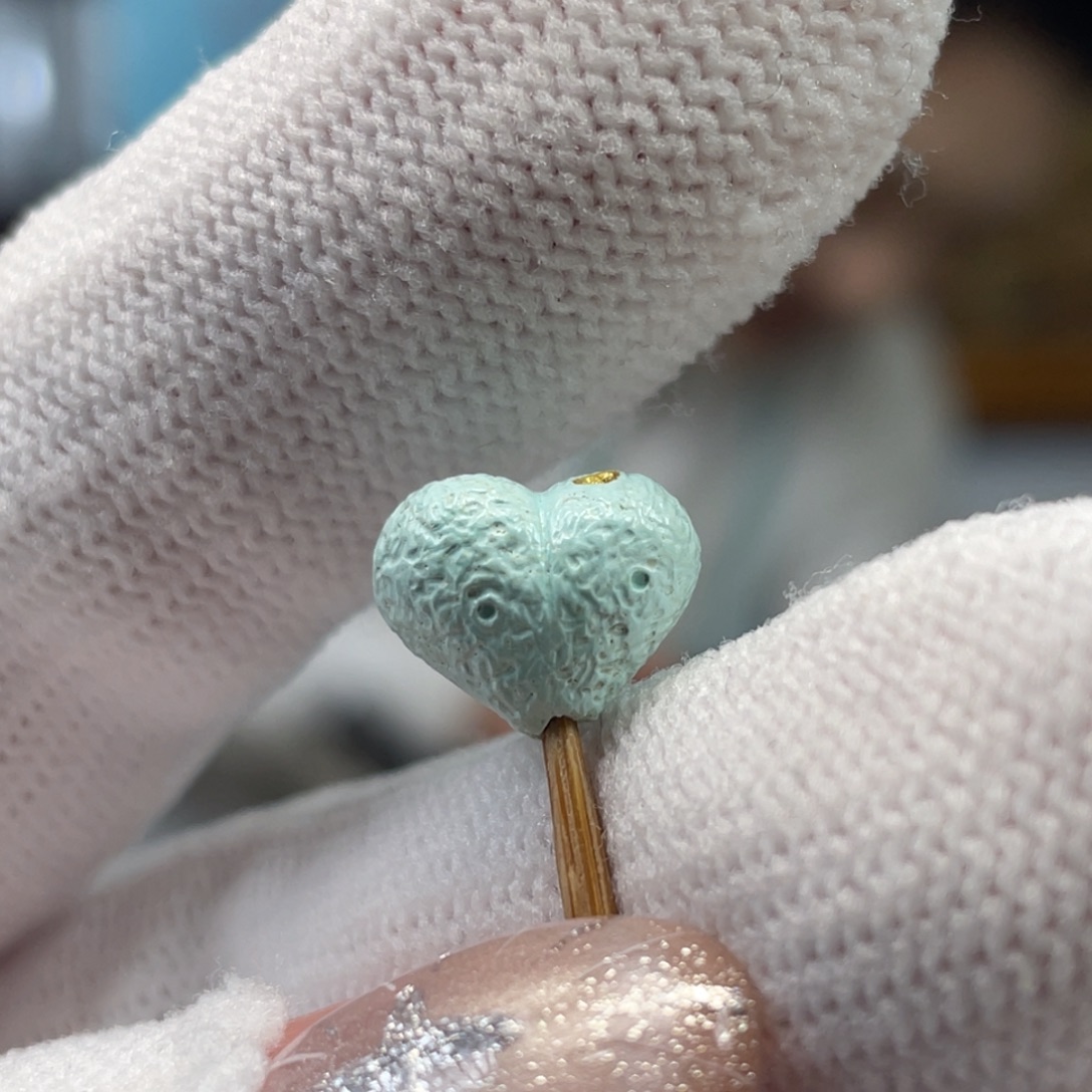 绿松石未镶嵌挂件