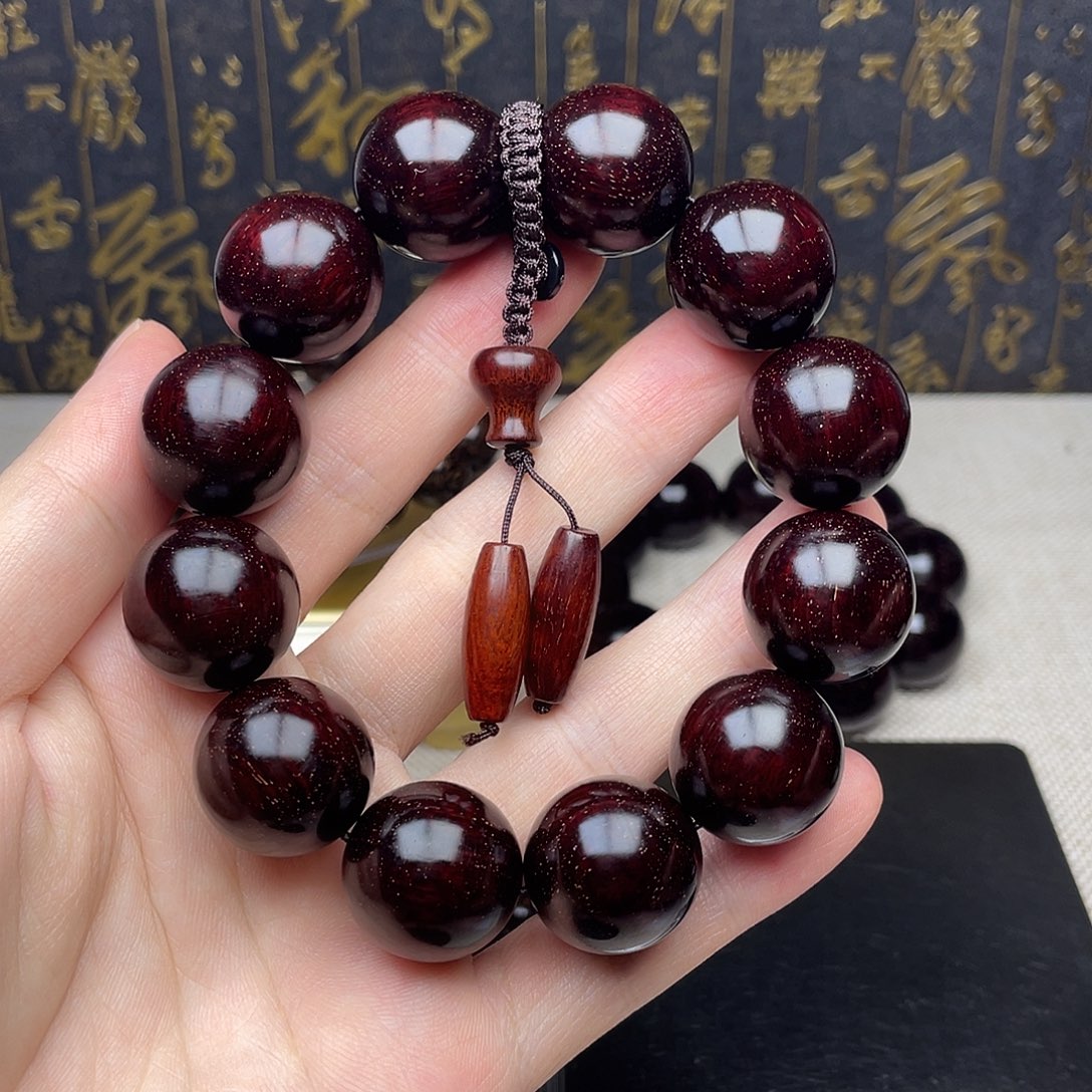 檀香紫檀（小叶紫檀）2.0 12颗 高油密多金星